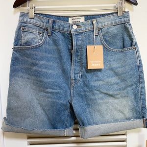 Reformation High Wasted Denim Shorts